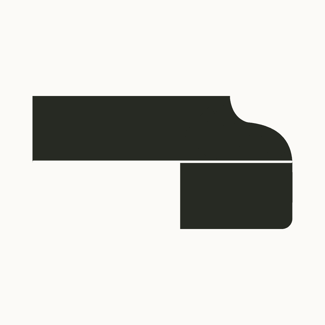 Ogee Square Edge countertop edge profile